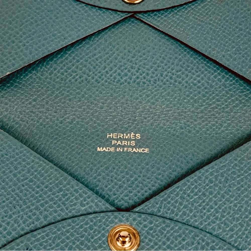 VINTAGE HERMÈS Calvi Card holder - Picture 14 of 16